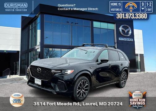 Jet Black Mica 2026 Mazda CX-70 3.3 Turbo S Premium