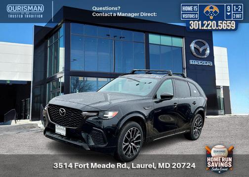 Jet Black Mica 2026 Mazda CX-70 3.3 Turbo S Premium