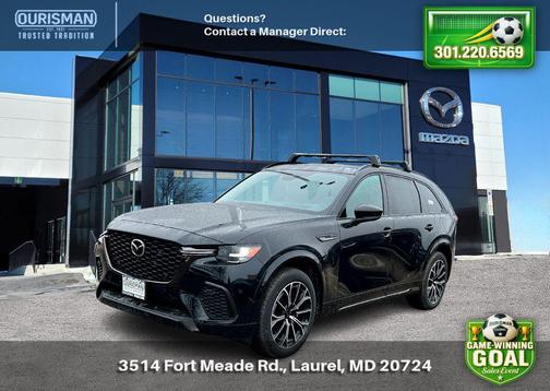 Jet Black Mica 2026 Mazda CX-70 3.3 Turbo S Premium