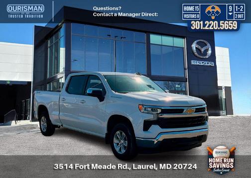 Summit White 2023 Chevrolet Silverado 1500 LT