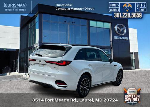 Rhodium White Premium 2026 Mazda CX-70 3.3 Turbo S Premium