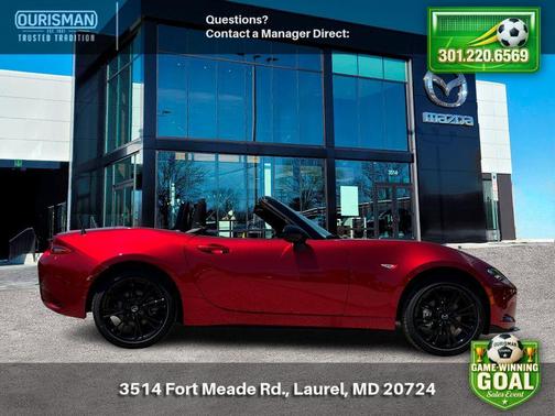 Soul Red Crystal Metallic 2026 Mazda MX-5 Miata Club