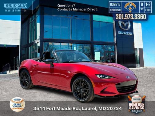 Soul Red Crystal Metallic 2026 Mazda MX-5 Miata Club