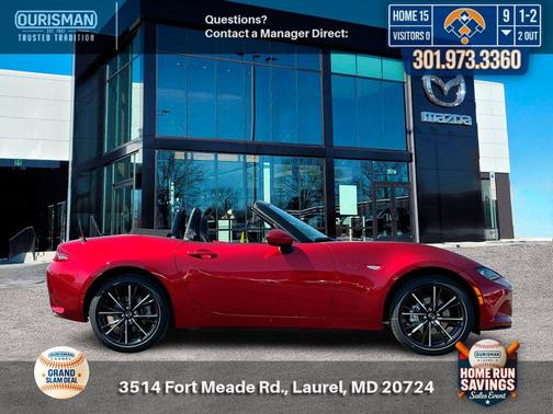Soul Red Crystal Metallic 2026 Mazda MX-5 Miata Grand Touring