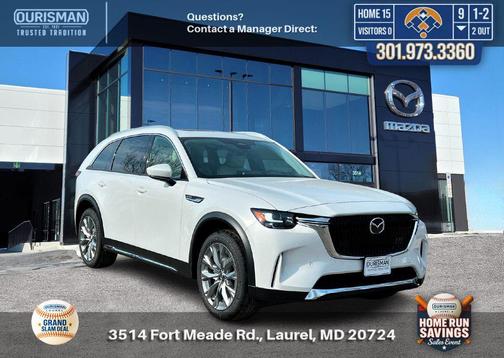 Rhodium White Premium 2026 Mazda CX-90 3.3 Turbo Premium Plus