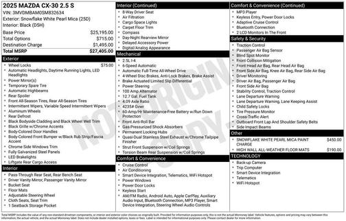 2025 Mazda CX-30 2.5 S