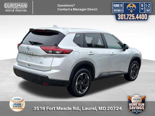 Brilliant Silver Metallic 2024 Nissan Rogue SV