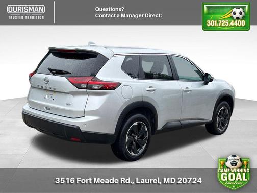 Brilliant Silver Metallic 2024 Nissan Rogue SV