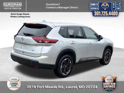 Brilliant Silver Metallic 2024 Nissan Rogue SV