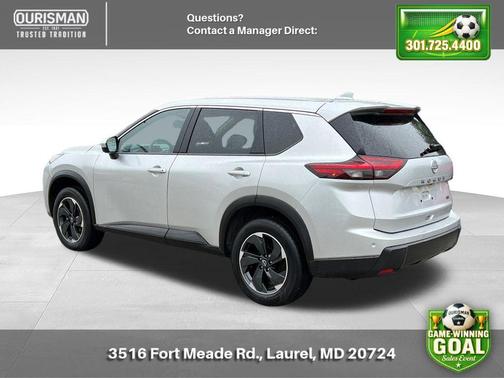 Brilliant Silver Metallic 2024 Nissan Rogue SV