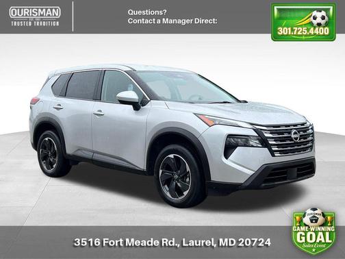 Brilliant Silver Metallic 2024 Nissan Rogue SV