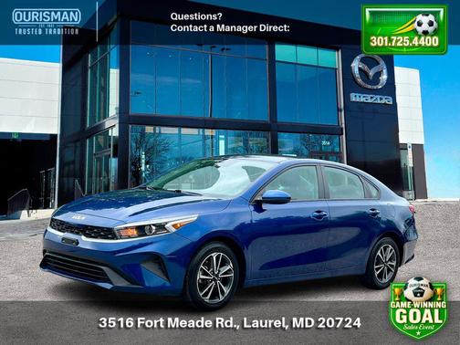 Deep Sea Blue 2023 Kia Forte LXS