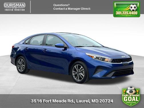 Deep Sea Blue 2023 Kia Forte LXS