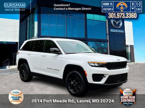 Bright White Clearcoat 2025 Jeep Grand Cherokee Altitude