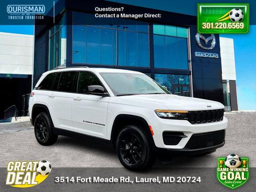 Bright White Clearcoat 2025 Jeep Grand Cherokee Altitude
