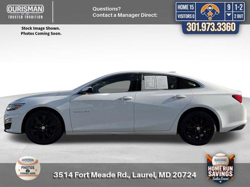 Summit White 2023 Chevrolet Malibu FWD 1LT