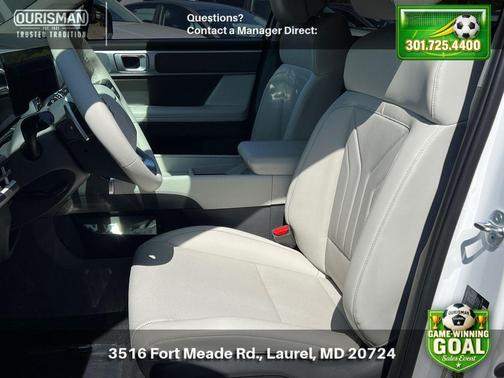 Serenity White 2025 Hyundai SANTA FE SEL 2.4