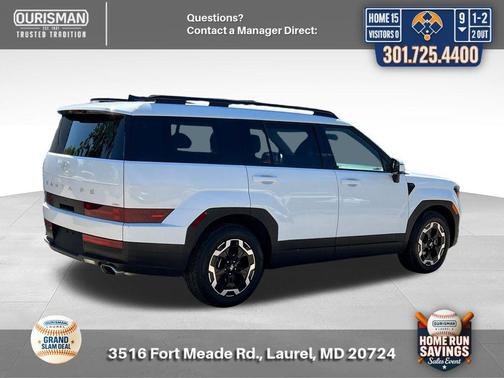 Serenity White 2025 Hyundai SANTA FE SEL 2.4