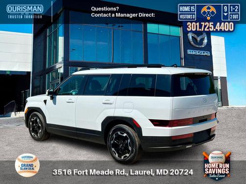 Serenity White 2025 Hyundai SANTA FE SEL 2.4