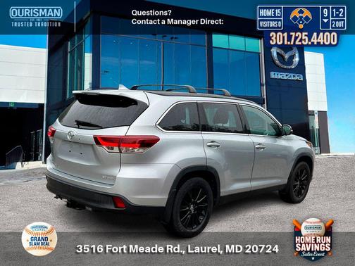 Celestial Silver Metallic 2019 Toyota Highlander SE