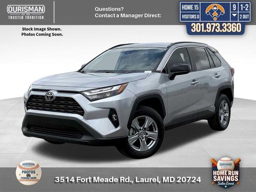Silver Sky Metallic 2025 Toyota RAV4 Hybrid SE