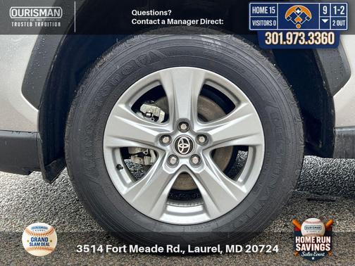 Silver Sky Metallic 2025 Toyota RAV4 Hybrid LE