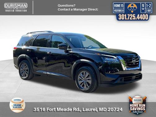 Super Black 2025 Nissan Pathfinder SV FWD