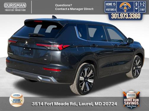 Graphite Gray 2025 Mitsubishi Outlander SE S-AWC