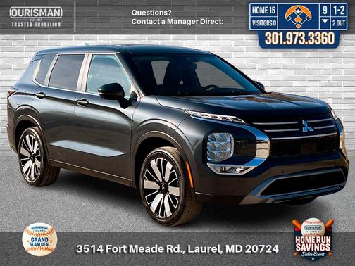 Graphite Gray 2025 Mitsubishi Outlander SE S-AWC