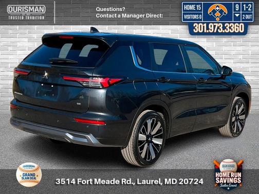 Graphite Gray 2025 Mitsubishi Outlander SE S-AWC