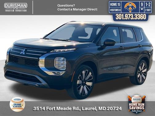 Graphite Gray 2025 Mitsubishi Outlander SE S-AWC