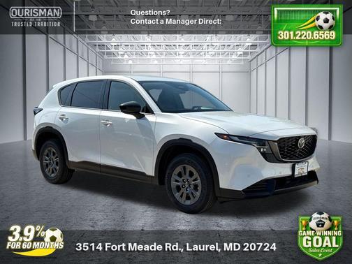 Rhodium White Metallic 2026 Mazda CX-5 2.5 S Select Package