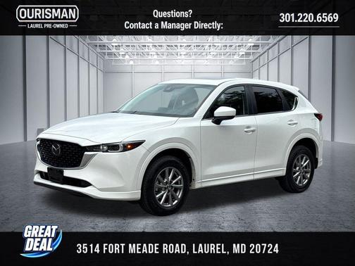 Rhodium White Metallic 2025 Mazda CX-5 2.5 S Preferred Package