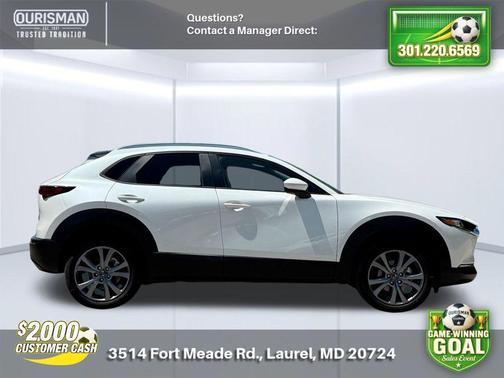 Snowflake White Pearl Mica 2026 Mazda CX-30 2.5 S Preferred Package