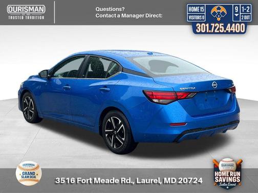Electric Blue Metallic 2024 Nissan Sentra SV