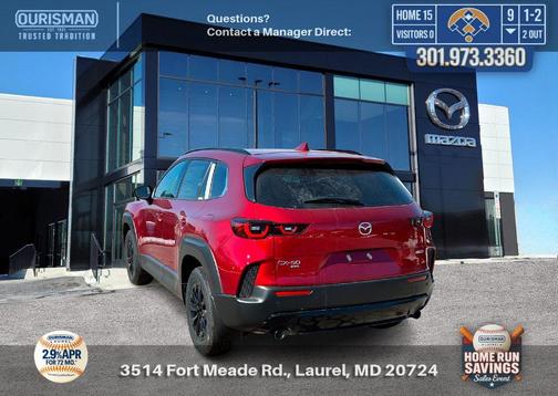 Soul Red Crystal Metallic 2026 Mazda CX-50 Hybrid Premium