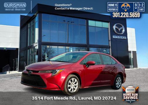 Ruby Flare Pearl 2024 Toyota Corolla LE