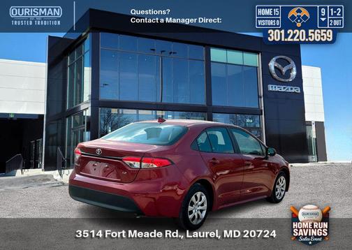 Ruby Flare Pearl 2024 Toyota Corolla LE