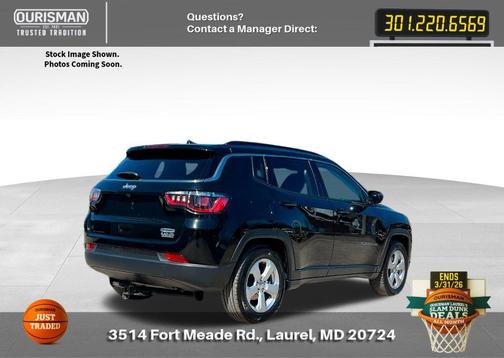 Diamond Black Crystal Pearlcoat 2021 Jeep Compass Latitude