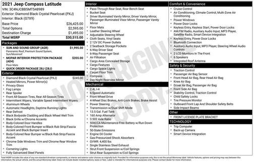 2021 Jeep Compass Latitude