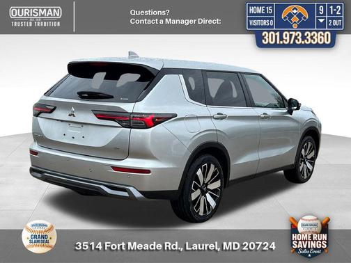 Silver Alloy 2025 Mitsubishi Outlander SE S-AWC