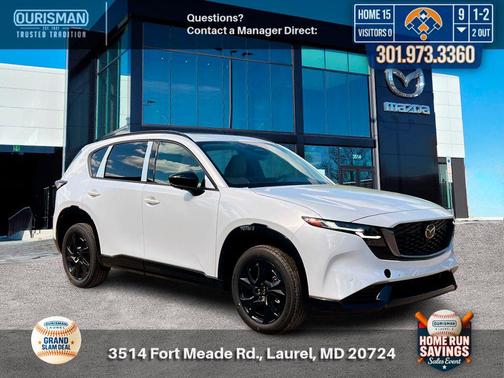 Rhodium White Metallic 2026 Mazda CX-5 2.5 S Premium Plus Package