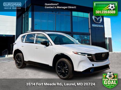 Rhodium White Metallic 2026 Mazda CX-5 2.5 S Premium Plus Package