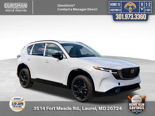 Rhodium White Metallic 2026 Mazda CX-5 2.5 S Premium Plus Package