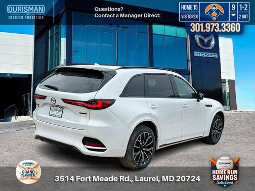Rhodium White Premium 2026 Mazda CX-70 3.3 Turbo S Premium