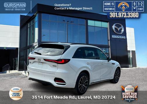 Rhodium White Premium 2026 Mazda CX-70 3.3 Turbo S Premium