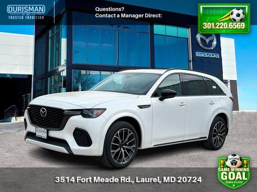 Rhodium White Premium 2026 Mazda CX-70 3.3 Turbo S Premium
