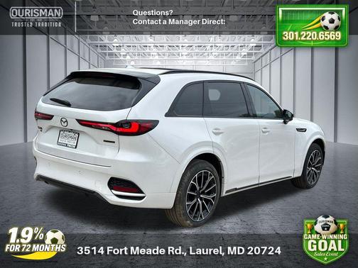 Rhodium White Premium 2026 Mazda CX-70 3.3 Turbo S Premium