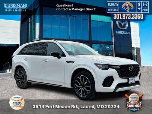 Rhodium White Premium 2026 Mazda CX-70 3.3 Turbo S Premium