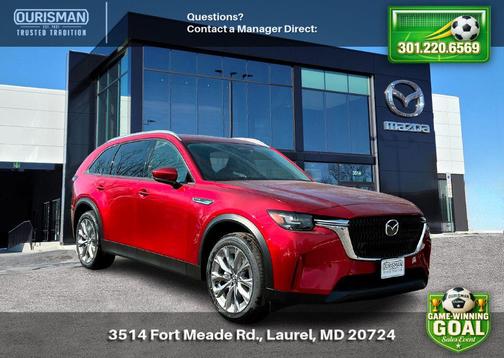 Soul Red Crystal Metallic 2026 Mazda CX-90 3.3 Turbo Preferred